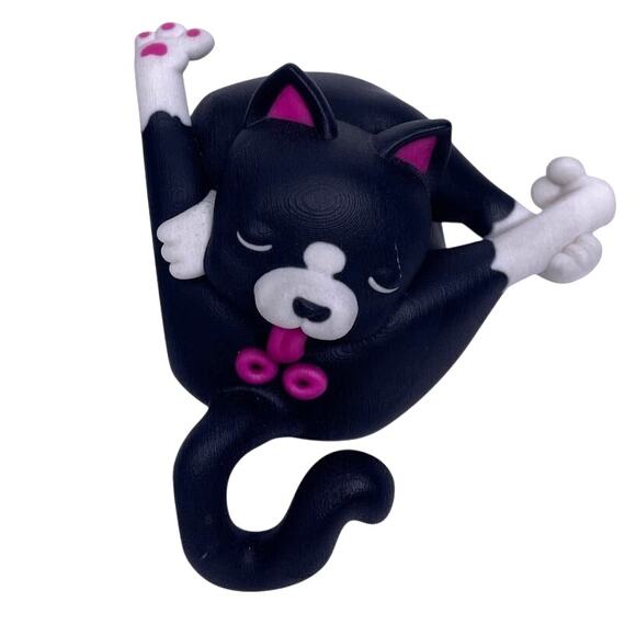 Funny 3D Printed Black Cat Figurine – Cute Novelty Cat Gift - Picture 1 of 8